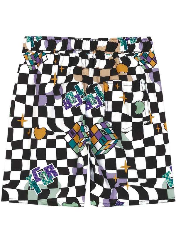 Tigor T Tigre - Bermuda Infantil Masculina Tigor Branco