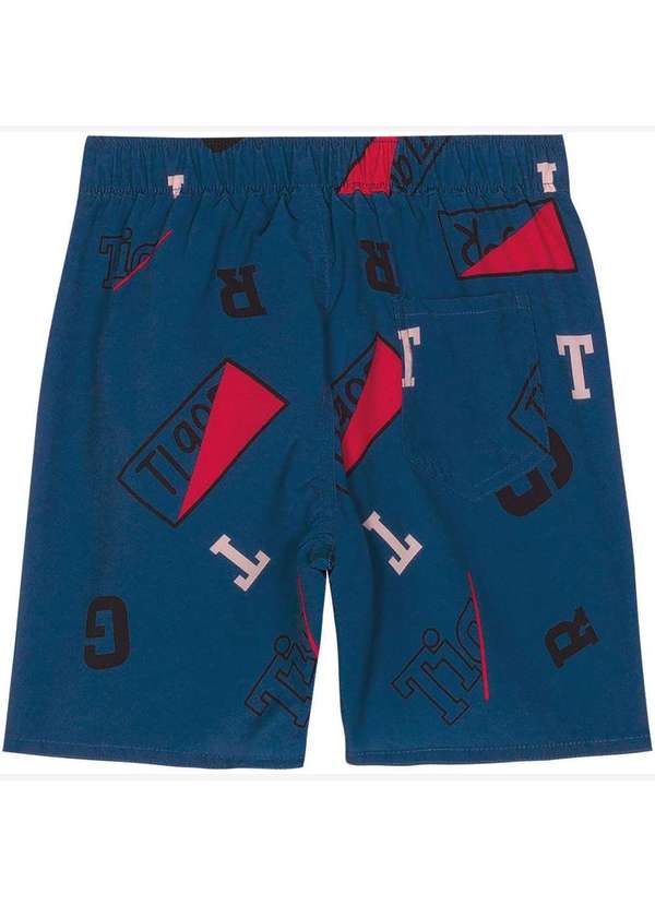 Tigor T Tigre - Bermuda Infantil Masculina Tigor Azul