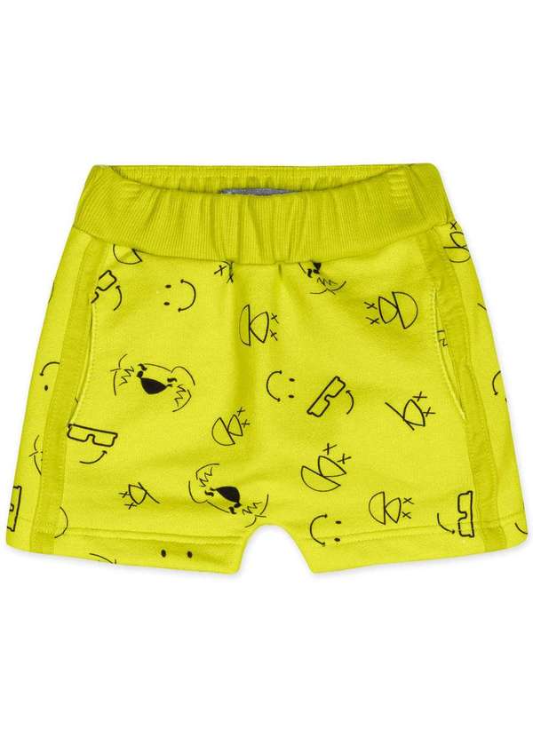 Tigor T Tigre - Bermuda Moletom Bebe Masculina Tigor Verde