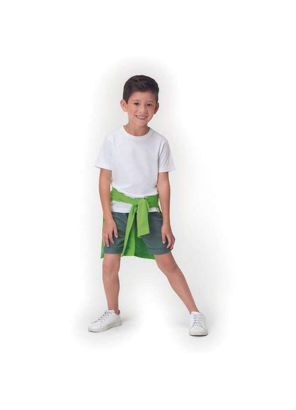 Marisol - Bermuda Moletom Infantil Acquatech Marisol Verde