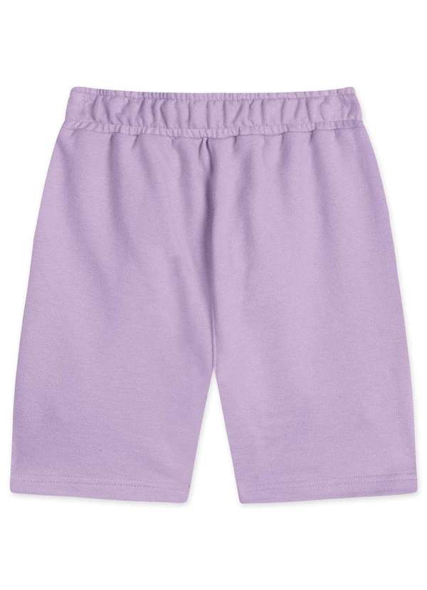 Match - Bermuda Moletom Infantil Match Roxo 2