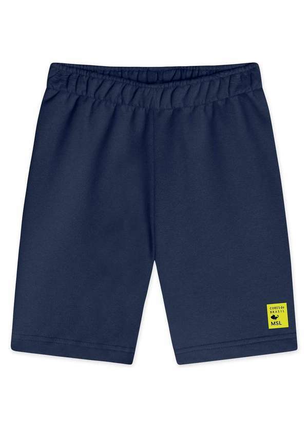 Marisol - Bermuda Moletom Repelente a Agua Infantil Masculino Marisol Azul