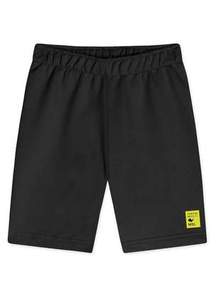 Bermuda Moletom Repelente a Agua Infantil Masculino Marisol Preto
