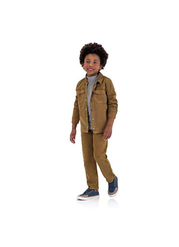 Marisol - Calca Infantil Masculina Marisol Marrom 2