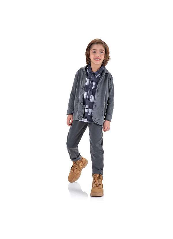 Marisol - Calca Infantil Masculina Marisol Preto 2