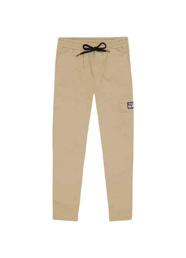 Tigor T Tigre - Calca Infantil Menino Flame Tigor Bege