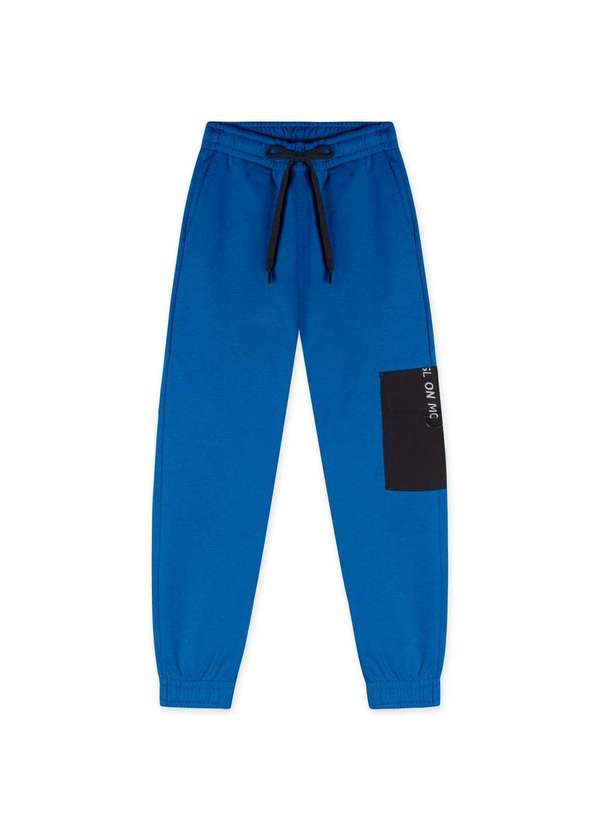 Marisol - Calca Moletom Infantil Masculina Marisol Azul