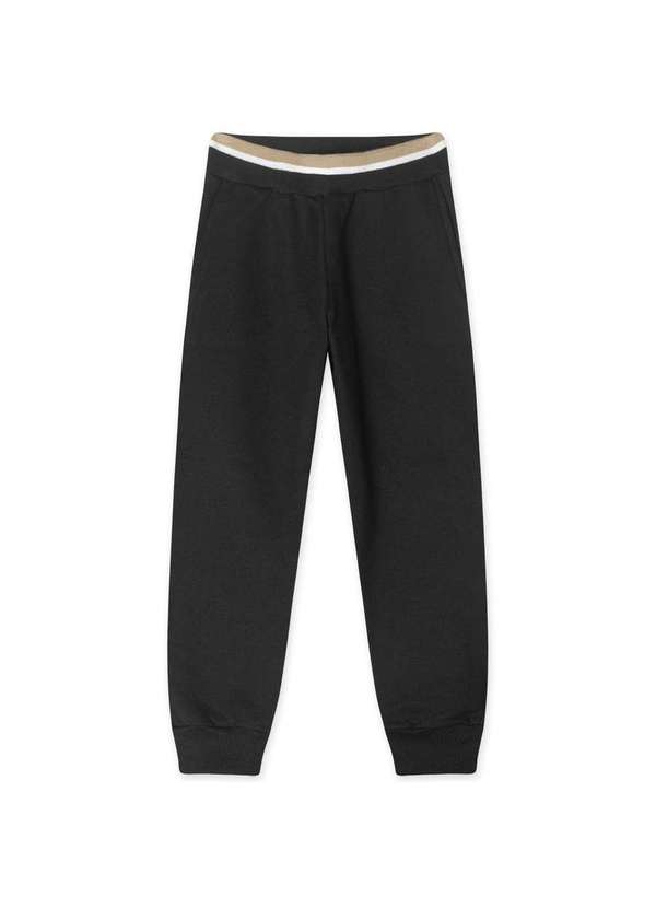 Marisol - Calca Moletom Infantil Masculina Marisol Preto