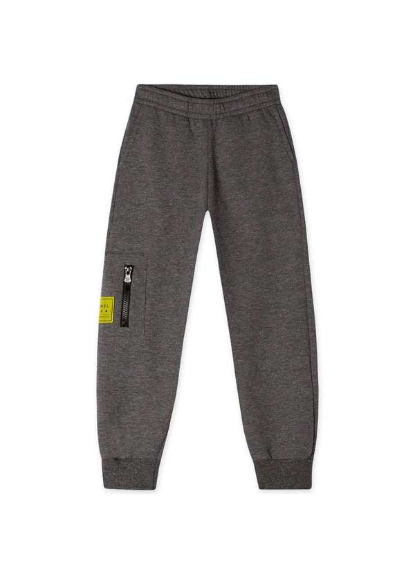 Marisol - Calca Moletom Infantil Masculina Marisol Cinza