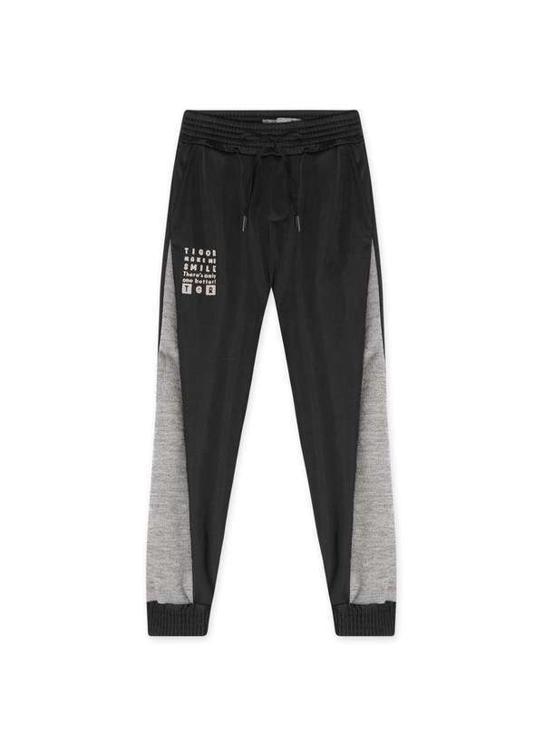 Tigor T Tigre - Calca Moletom Masculina Infantil Tigor T. Tigre Preto