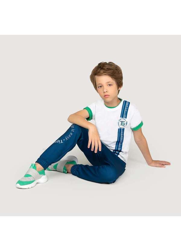 Tigor T Tigre - Calca Neoflex Infantil Masculina Tigor Azul 3