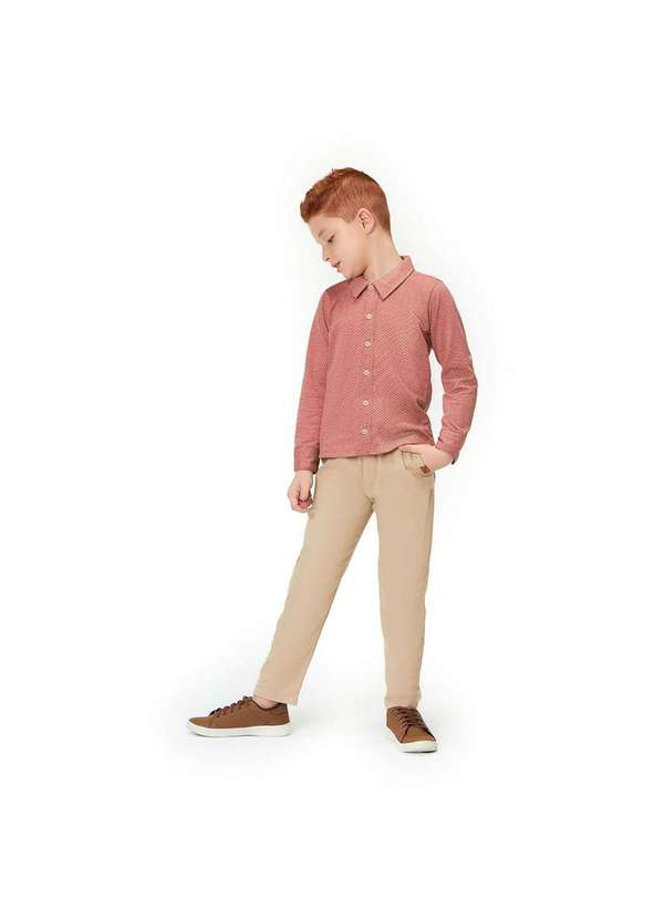 Marisol - Camisa Infantil Manga Longa Marisol Laranja