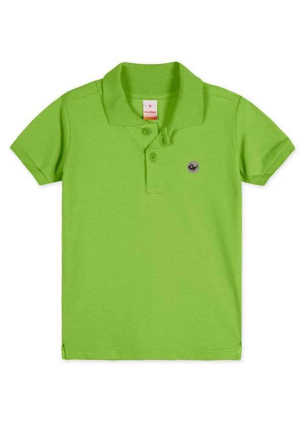 Marisol - Polo Infantil Piquet Manga Curta Aromatica Marisol Verde