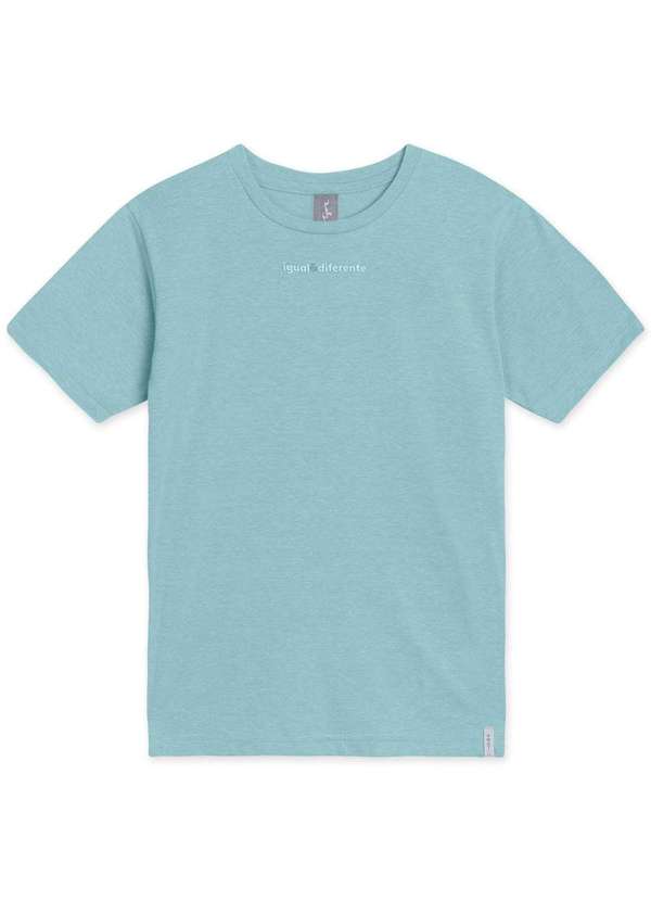 Match - Camiseta Infantil Manga Curta Match Azul