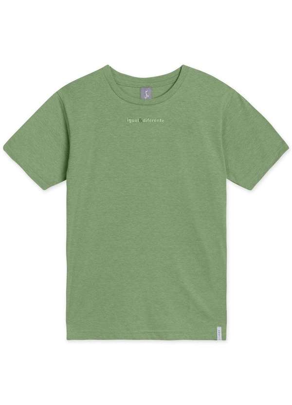 Match - Camiseta Infantil Manga Curta Match Verde