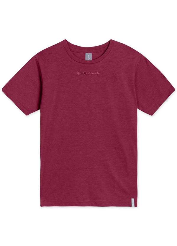 Match - Camiseta Infantil Manga Curta Match Vermelho