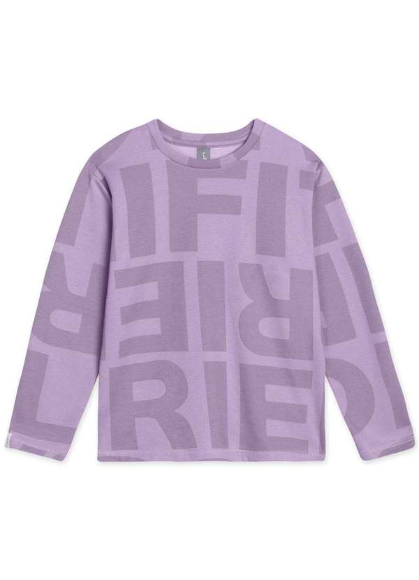 Match - Camiseta Infantil Manga Longa Match Roxo 1