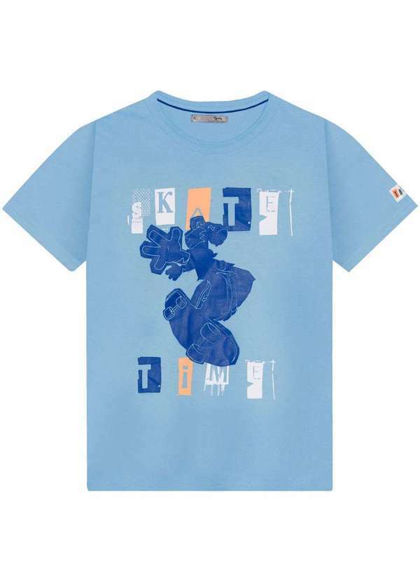 Tigor T Tigre - Camiseta Infantil Menino Manga Curta Tigor Azul