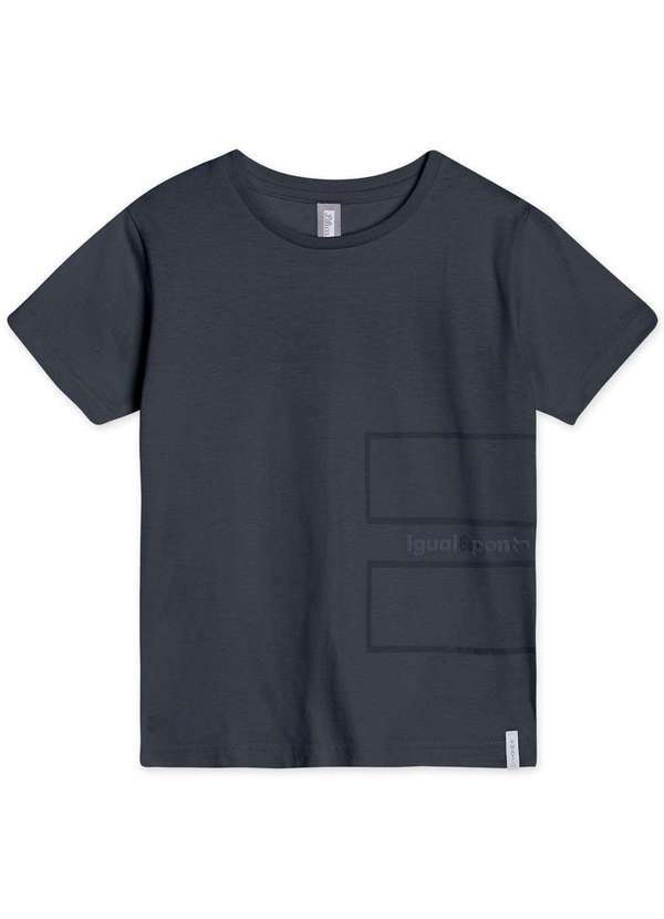 Match - Camiseta Infantil Unissex Manga Curta Match Azul