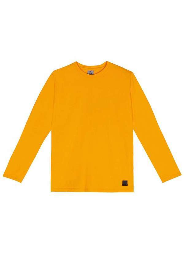 Tigor T Tigre - Camiseta Manga Longa com Protecao Uv Menino Tigor Amarelo