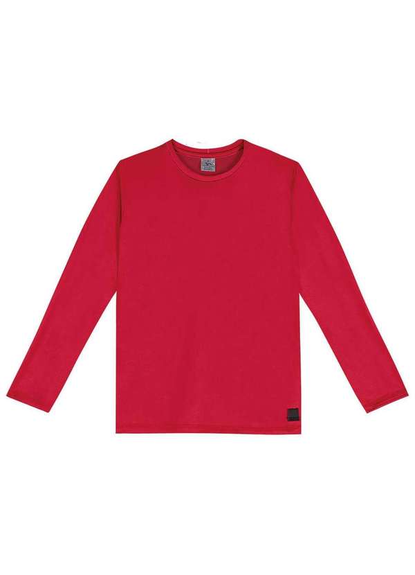 Tigor T Tigre - Camiseta Manga Longa com Protecao Uv Menino Tigor Vermelho