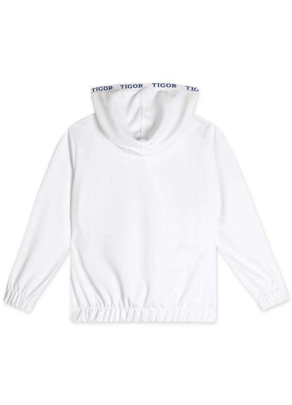 Tigor T Tigre - Jaqueta Manga Longa com Capuz Infantil Masculina Tigor Branco 2
