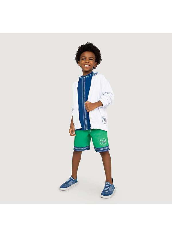 Tigor T Tigre - Jaqueta Manga Longa com Capuz Infantil Masculina Tigor Branco 3