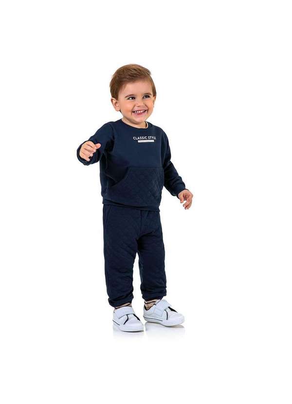 Marisol - Blusao Moletom Infantil Masculino Marisol Azul 2