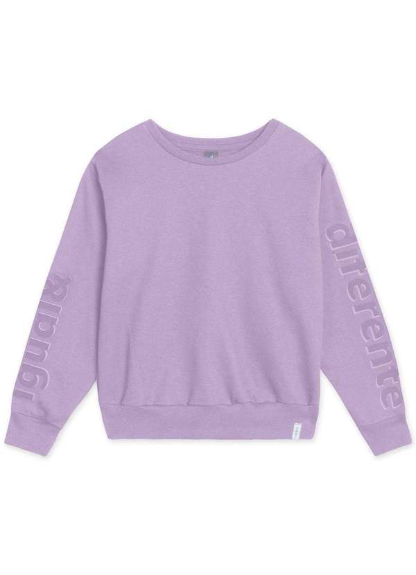 Match - Blusao Moletom Infantil Match Roxo