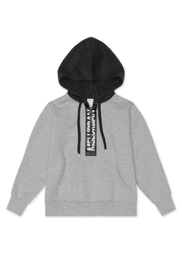 Marisol - Blusao Moletom Infantil Menino Marisol Cinza