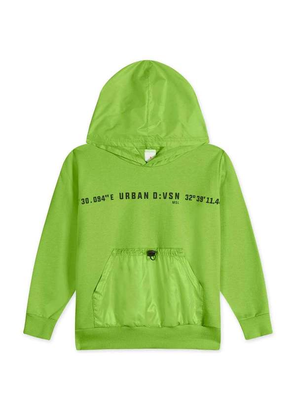 Marisol - Blusao Moletom Infantil Menino Marisol Verde