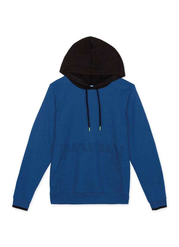 Hapier - Blusao Moletom Juvenil Menino Hapier Azul