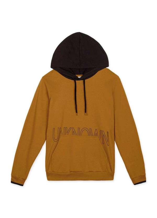 Hapier - Blusao Moletom Juvenil Menino Hapier Marrom