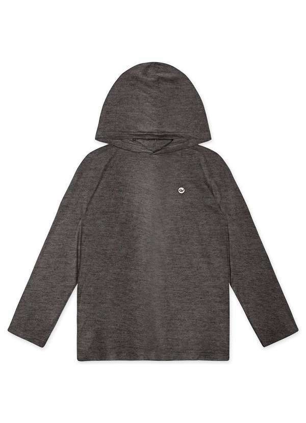 Marisol - Camiseta Infantil Menino Manga Longa Antiviral Marisol Cinza