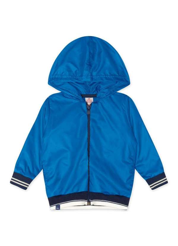 Marisol - Jaqueta Corta-Vento Infantil Masculina Marisol Azul
