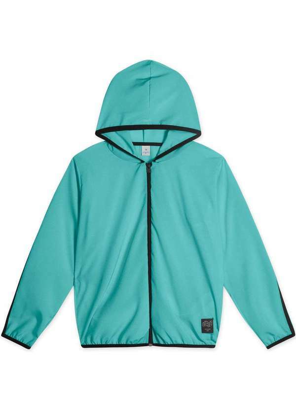 Hapier - Jaqueta Corta-Vento Manga Longa Juvenil Masculina Hapier Verde