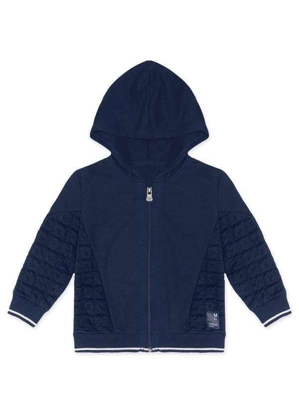 Marisol - Jaqueta Moletom Infantil Menino Marisol Azul