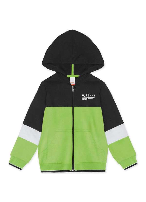 Marisol - Jaqueta Moletom Infantil Menino Marisol Preto 2