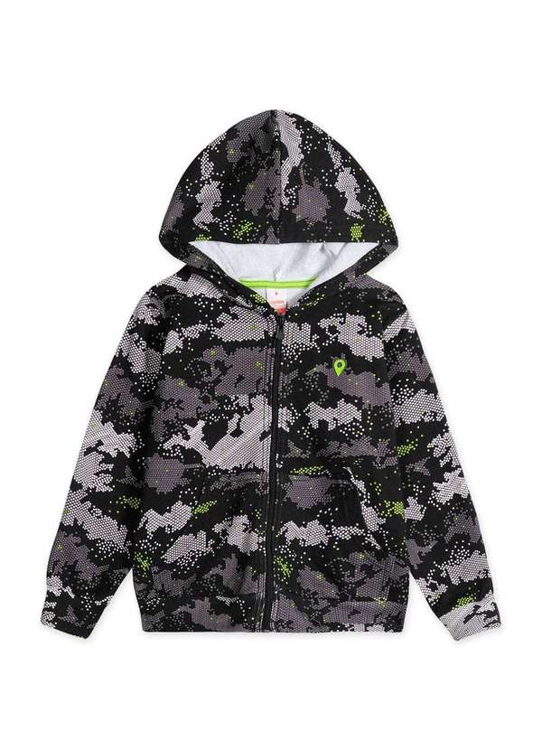 Marisol - Jaqueta Moletom Infantil Menino Marisol Preto