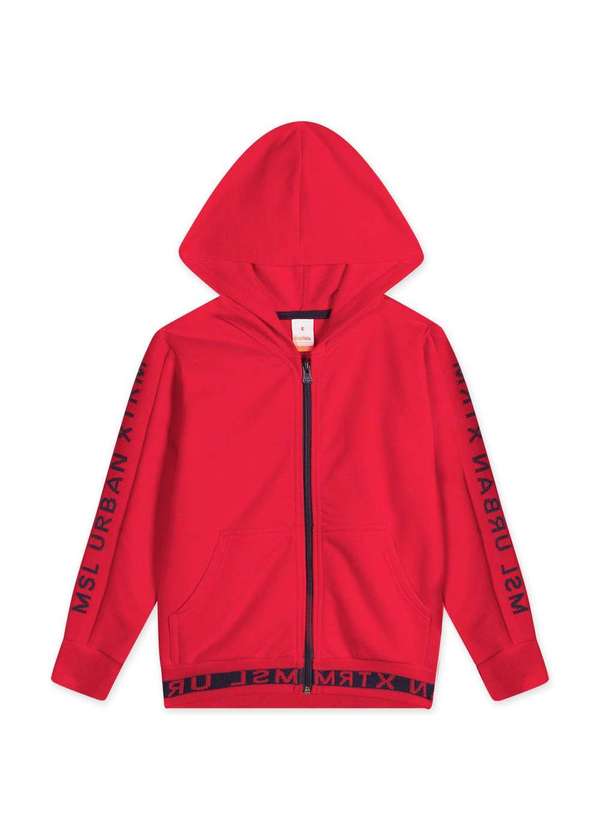 Marisol - Jaqueta Moletom Infantil Menino Marisol Vermelho