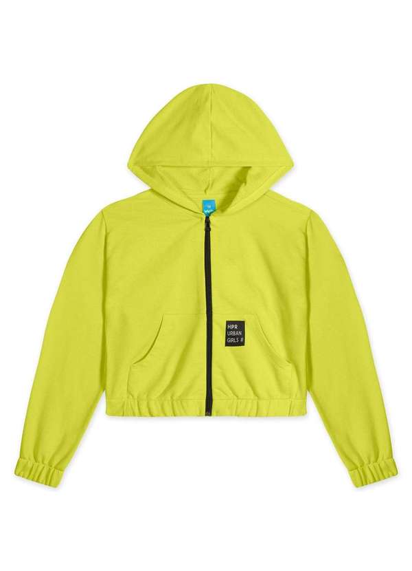 Hapier - Jaqueta Moletom Juvenil Menina Hapier Verde 1