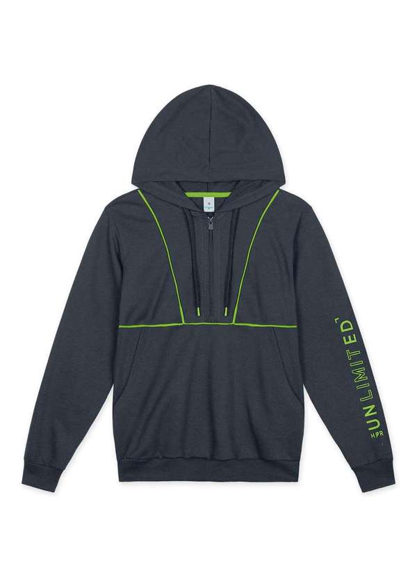 Hapier - Jaqueta Moletom Juvenil Menino Hapier Azul