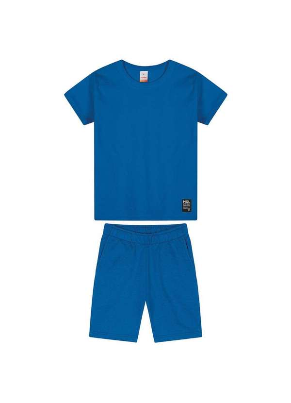 Marisol - Conjunto Curto Repelente a Agua Infantil Masculino Marisol Azul