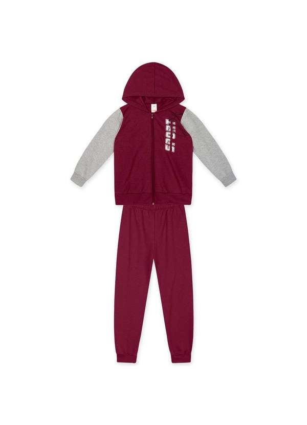 Marisol Play - Conjunto Jaqueta e Calca Infantil Menino Marisol Play Vermelho