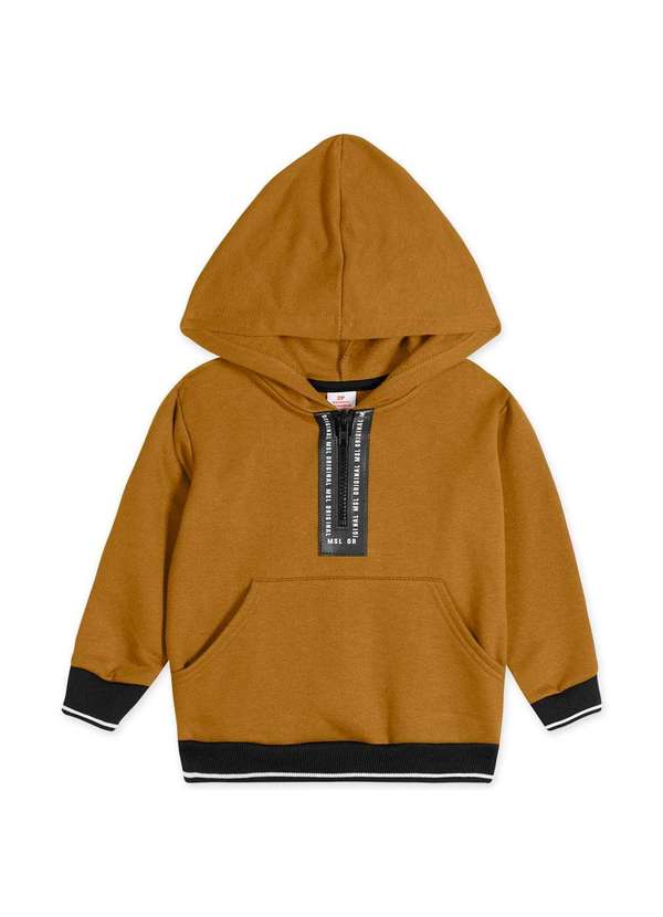 Marisol - Conjunto Jaqueta e Calca Moletom Infantil Menino Marisol Marrom