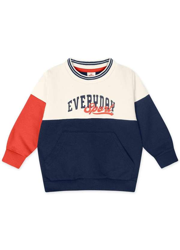 Marisol - Conjunto Longo Moletom Infantil Masculino Marisol Bege 2