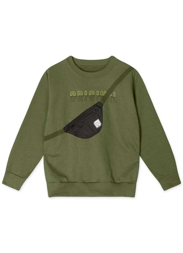 Marisol - Conjunto Longo Moletom Infantil Masculino Marisol Verde 2