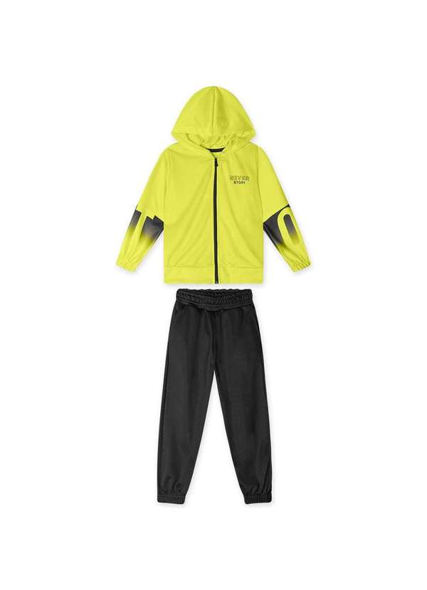 Marisol - Conjunto Longo Moletom Infantil Masculino Marisol Verde