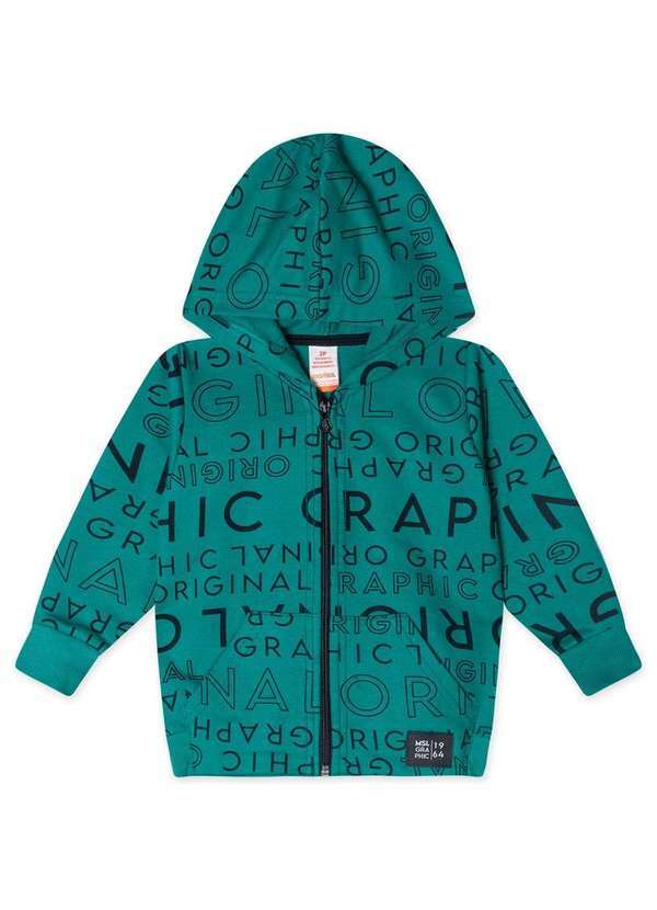 Marisol - Conjunto Longo Moletom Infantil Masculino Marisol Verde 2