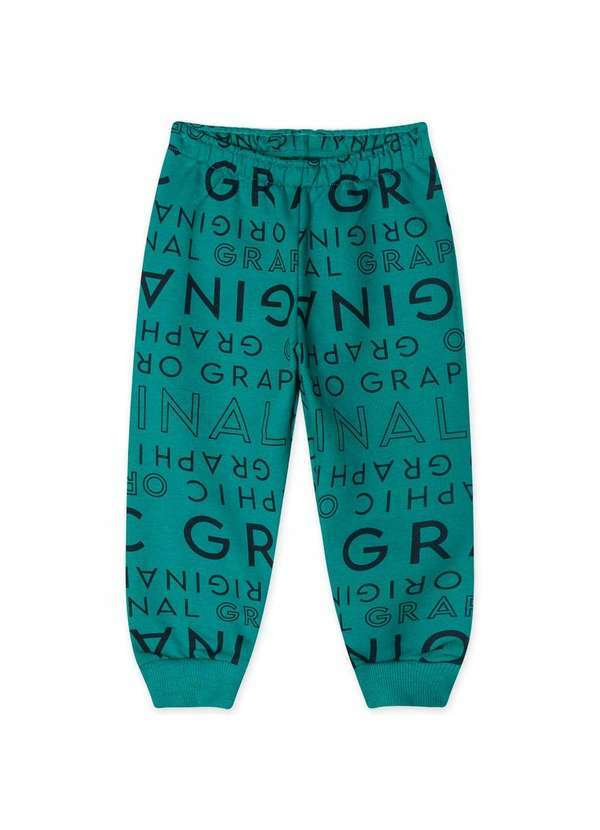 Marisol - Conjunto Longo Moletom Infantil Masculino Marisol Verde 3